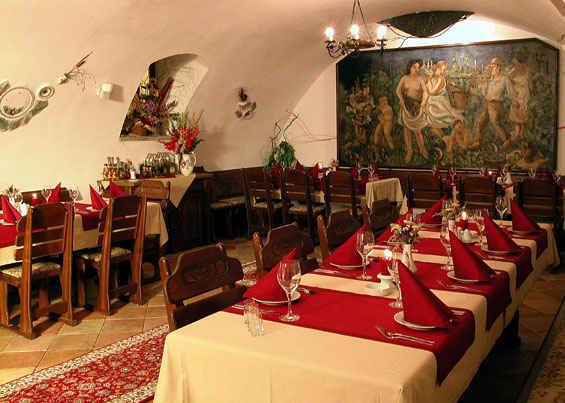 Moravská restaurace - interiér