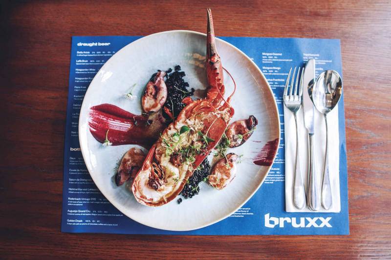 Restaurace Bruxx je vyhlášená nejen čerstvými mušlemi, ale všemi druhy mořských plodů a ryb
