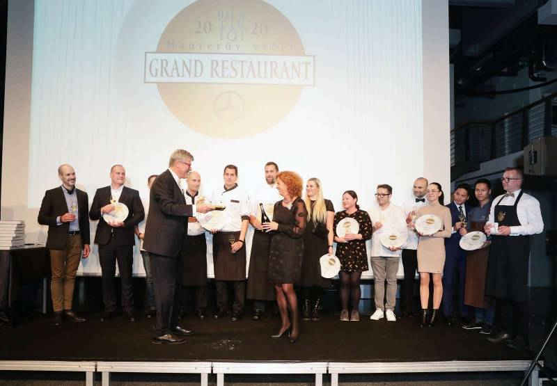 Vyhlášení Grand Restaurant 2020 – Showroom Mercedes-benz 19